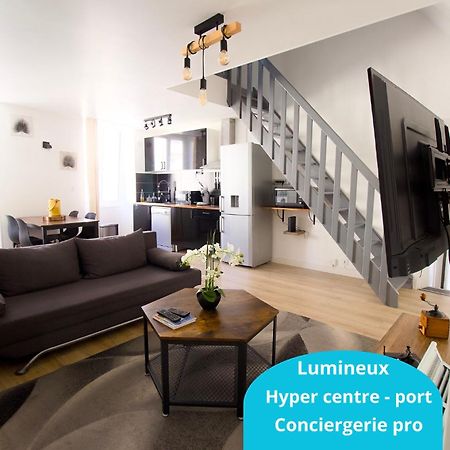 Triplex Lumineux A Cherbourg, Hyper Centre, 2 Pas Du Port & Vie Nocturne, Intendance Luxury Host Εξωτερικό φωτογραφία